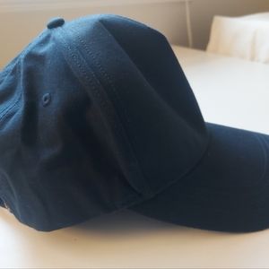 NWT XXL High Crown Adjustable Plain Solid Navy Baseball Cap